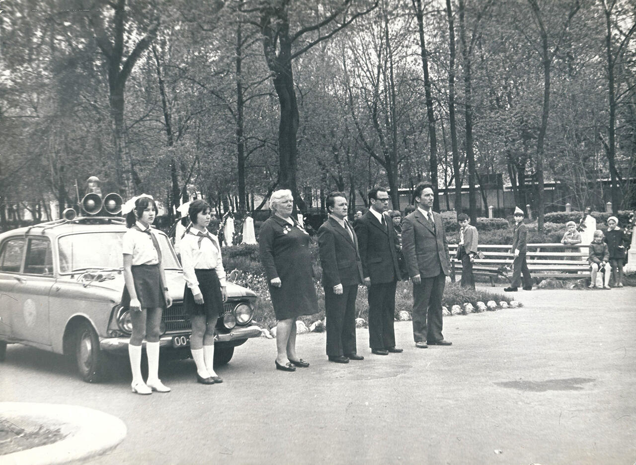 Празднование Дня пионерии. 19 мая 1976 года