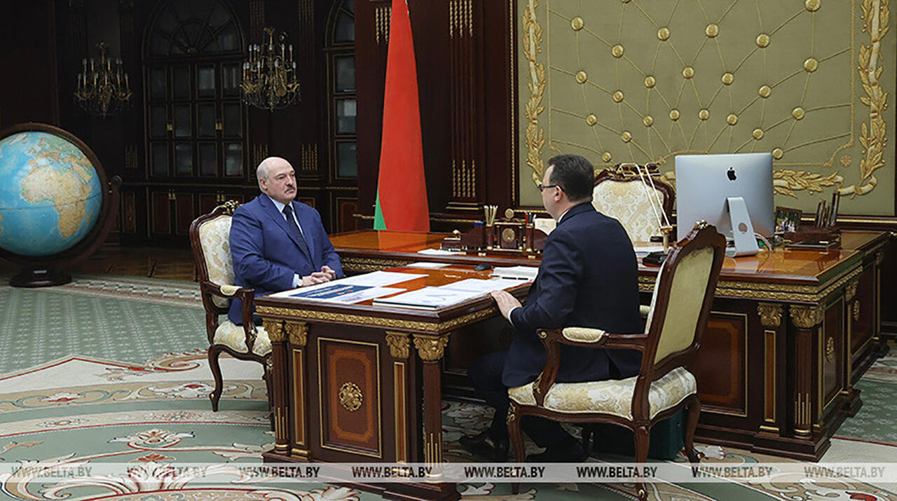 Александр Лукашенко и Дмитрий Пиневич