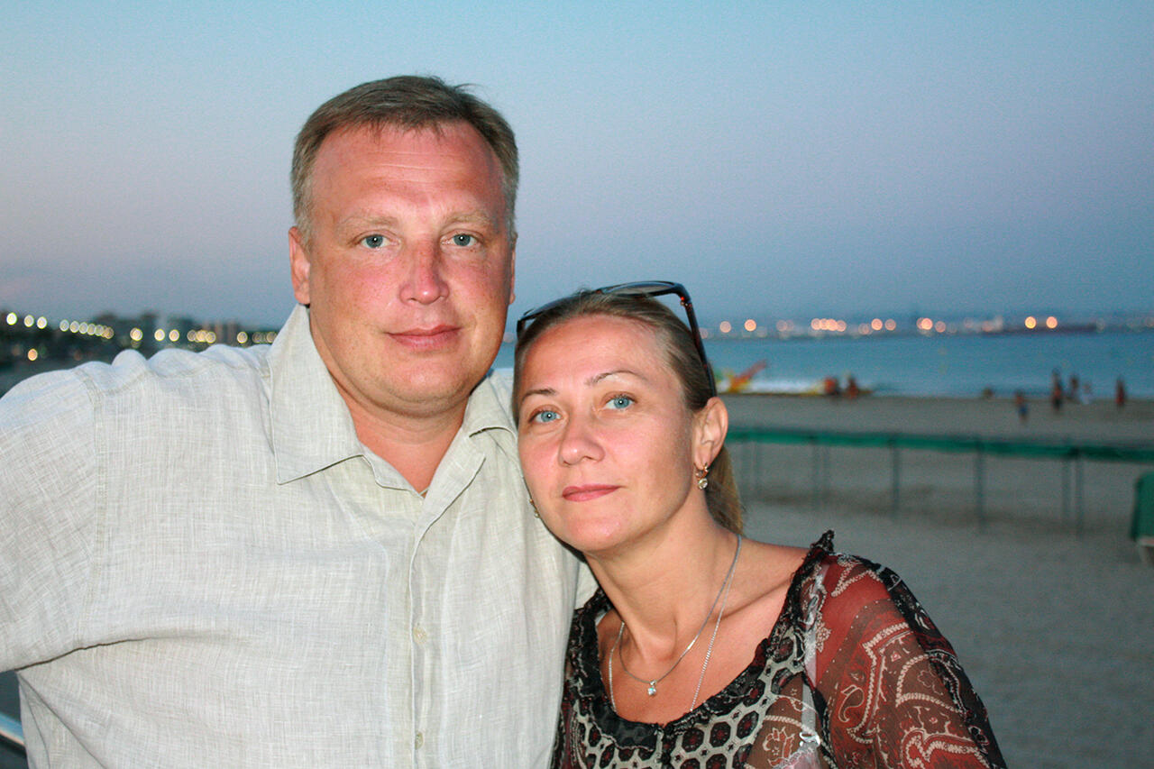 Сергей Бондаренко с супругой