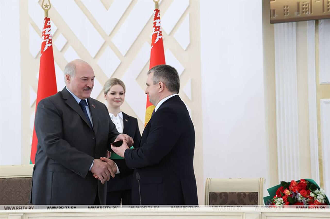 Александр Лукашенко и Иван Крупко