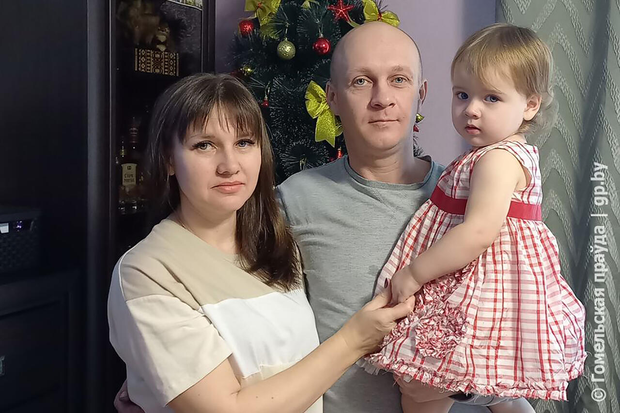 Надежда и Александр Масло с Настенькой