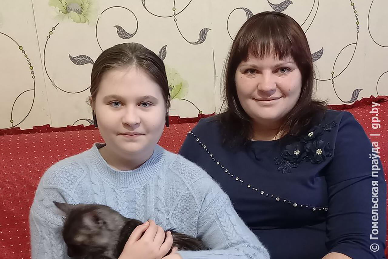 Алла Абдулаева с дочерью Настей