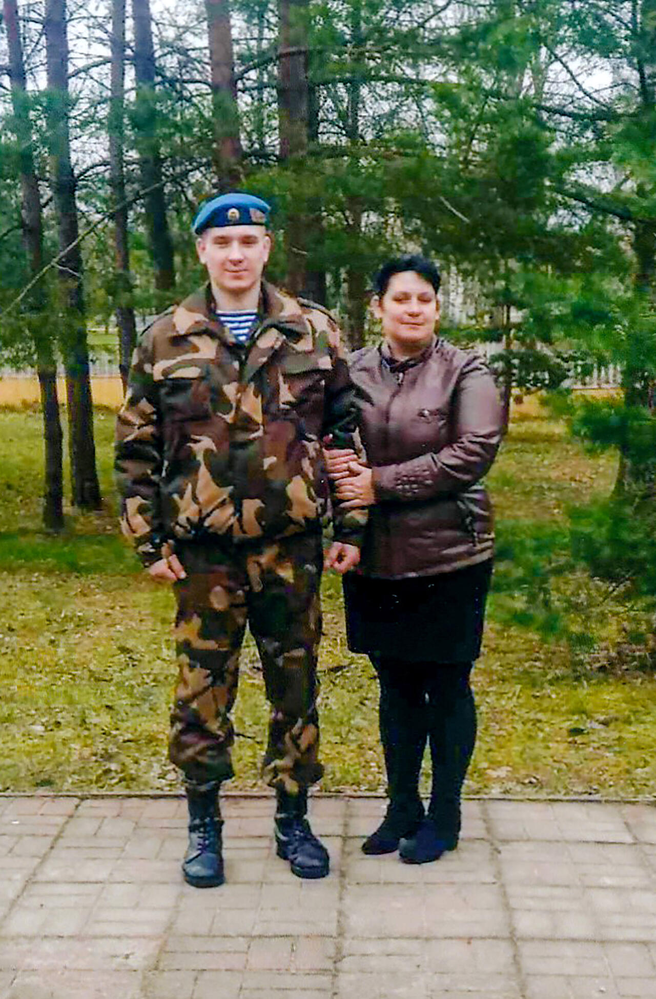 Виктория Викторовна с сыном Павлом